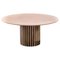 Doris Pink Portugal Marble Round Dining Table by Fred and Juul 1