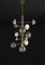 Lámpara de araña Ares de latón cepillado de Alabastro Italiano, Imagen 2