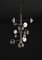 Ares Brushed Black Metal Chandelier by Alabastro Italiano, Image 2