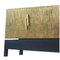 Front Plated in Acid-Etched Brass Trapezium 4D Cabinet by Brutalist Be 3
