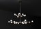 Demetra Brushed Burnished Metal Double Chandelier by Alabastro Italiano, Image 2