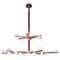 Demetra Copper Double Chandelier by Alabastro Italiano 1