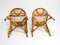 Bamboo Stools in Oval Shape, 1980s, Set of 2 10