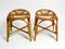 Tabourets en Bambou de Forme Ovale, 1980s, Set de 2 4