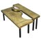 Puzzle Brass Coffee Tables by Brutalist Be, Set of 2 1