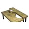 Puzzle Brass Coffee Tables by Brutalist Be, Set of 2 2