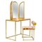 Table et Tabouret Awaiting Vanity par Secondome Edizioni, Set de 2 1