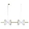 Ermes Brushed Brass And Alabaster Pendant Light 2 by Alabastro Italiano 1
