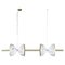 Ermes Brushed Brass And Alabaster Pendant Light 2 by Alabastro Italiano, Image 1