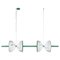 Ermes Freedom Green Metal and Alabaster Pendant Light 2 by Alabastro Italiano 1