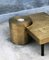 Pac Man Brass Coffee Tables by Brutalist Be, Set of 3 5