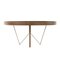 Maurits Reclaimed Oak Round Dining Table by Fred and Juul 5