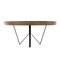 Maurits Reclaimed Oak Round Dining Table by Fred and Juul 2