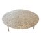 Jean Bronze Round Coffee Table by Fred and Juul 1