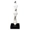 Chronos Shiny Silver Table Lamp by Alabastro Italiano, Image 1