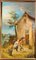 Artista di scuola fiamminga, Paesaggio, Grande olio su tela, 1600, Incorniciato, Immagine 1