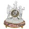 Porcelain Clock from Le Roy and Fills in Paris, 1830s, Image 1