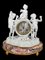 Porcelain Clock from Le Roy and Fills in Paris, 1830s, Image 2