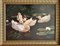 Braceras, Escena de escuela española con patos, siglo XX, óleo sobre lienzo, enmarcado, Imagen 1