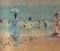 Spanish School Artist, The Beach, 20th Century, Oil on Canvas, Image 4