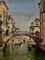 Artista de la escuela de español, Venecia, siglo XX, óleo sobre lienzo, Imagen 5
