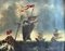 Artista de la escuela española, Batalla naval, del siglo XIX, óleo sobre lienzo, Imagen 4