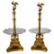 Charles X Bronze and Crystal Fruit Risers, 1850s, Set of 2 1