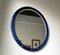 Miroir avec Cadre en Verre Bleu, Italie 7