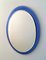 Italian Mirror with Blue Glass Frame 5