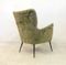 Vintage Italian Chair with Slender Brass Legs, Image 6