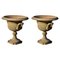 Ornamental Terracotta Goblets with Loop Handles, Early 20th Century, Set of 2 6