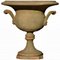 Ornamental Terracotta Goblets with Loop Handles, Early 20th Century, Set of 2 3