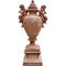 Grands Vases Baroques avec Putti en Terre Cuite, Fin du 19ème Siècle, Set de 2 3