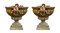 Vases Baccellato avec Têtes de Méduse en Terre Cuite, 19ème Siècle, Set de 2 2
