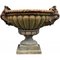 Baccellato Vasen mit Medusa Köpfen aus Terrakotta, 19. Jh., 2er Set 3