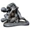 Late 19th Century Terracotta Wrestlers Figurine 1