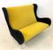 Italian Mustard and Black Sofa, 1950s, Image 2