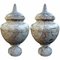 Turned Vases in Italian Lumachella Marble, Early 20th Century, Set of 2, Image 2