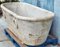 Antique Bathtub in Carrara White Marble with Rings, 18th Century 5