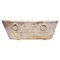 Antique Bathtub in Carrara White Marble with Rings, 18th Century 6