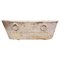 Antique Bathtub in Carrara White Marble with Rings, 18th Century 1