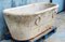 Antique Bathtub in Carrara White Marble with Rings, 18th Century 4