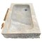 Fregadero italiano de mármol de Carrara blanco, siglo XX, Imagen 7