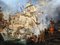 Battle of Trafalgar, 18th Century, Oil on Canvas, Framed 12