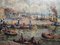 Evert Moll Voorburg, escena marina, década de 1900, pintura al óleo, enmarcado, Imagen 10