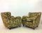 Mid-Century Italian Green Floral Armchairs, Set of 2, Image 4