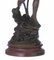 Lampada da tavolo Art Bronze a due luci di Emile François Rousseau, Immagine 2