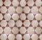 Floor with Hexagons and Triangles in Carrara Marble and Red Terracotta, 1950, Set of 38, Image 3