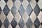 Carrara Marble Floor with Symmetrical Rhombus, 1950, Set of 38 2