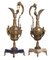French Bronze Pitchers, 20th Century, Set of 2 2